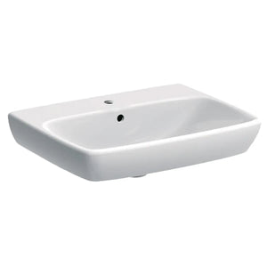 Lavabo 60 Geberit Selnova Square 60 cm sospeso bianco Geberit