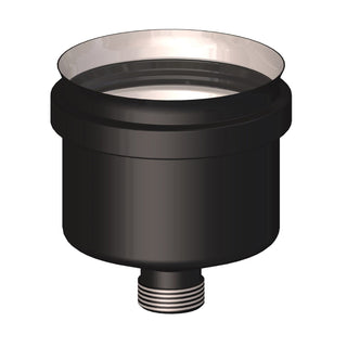 Tappo scarico condensa diam. 100 mm per scarico fumi stufa a pellet e caldaia a pellet