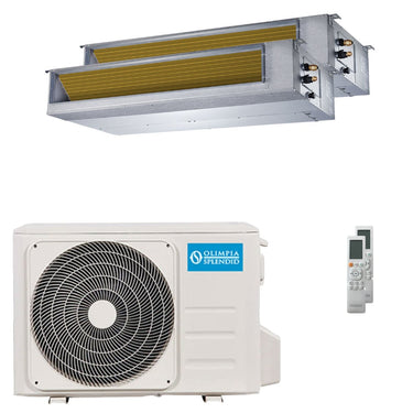 Condizionatore Olimpia Splendid Nexya S6 E Duct dual split 9000+9000 BTU inverter A++  unità esterna 5.3 kW