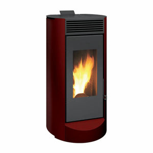 Stufa a pellet Caminetti Montegrappa Landa 9,5 kW ad aria rossa Caminetti Montegrappa