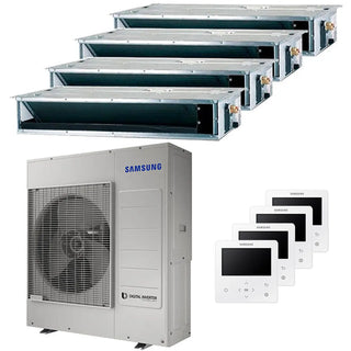 Condizionatore Samsung canalizzabile quadri split 9000+12000+12000+12000 BTU inverter A++ unità esterna 10 kW Samsung
