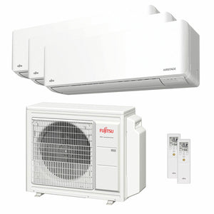 Condizionatore Fujitsu Serie KMCG WiFi trial split 9000+9000+9000 BTU inverter A+++ wifi unità esterna 5.4 kW Fujitsu
