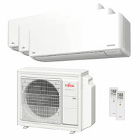 Condizionatore Fujitsu Serie KMCG WiFi trial split 9000+9000+12000 BTU inverter A+++ wifi unità esterna 5.4 kW