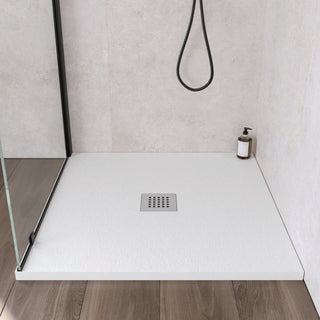 Piatto doccia Ercos Stone 900x900 Quadrato Bianco Opaco