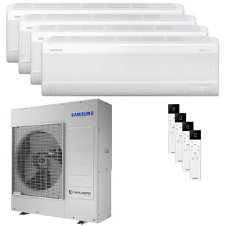 Condizionatore Samsung Windfree Elite S2 quadri split 12000+12000+12000+12000 BTU inverter A++ wifi unità esterna 10 kW Samsung