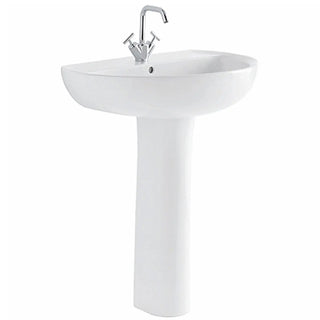 Colonna per lavabo Geberit Colibrì bianco lucido Geberit