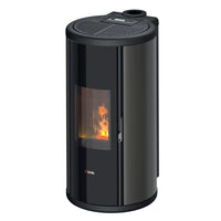 Stufa a pellet Cadel Sound 5 UP ad aria 5,5 kW - WiFi ANTRACITE