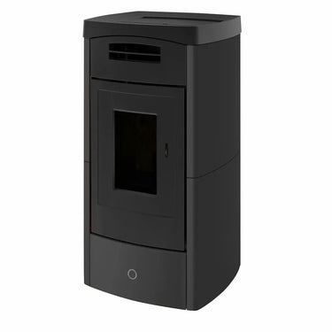 Stufa a pellet EK63 DAILY130++ - gruppo Edilkamin - 12,5 kW ad aria canalizzata Bordeaux EK63
