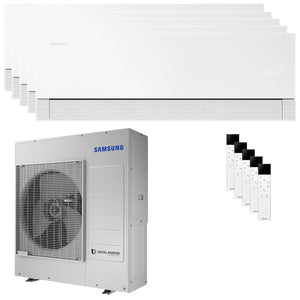 Condizionatore Samsung WindFree Première Plus penta split 9000+9000+9000+12000+12000 BTU inverter A++ wifi unità esterna 10 kW