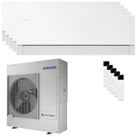Condizionatore Samsung WindFree Première penta split 7000+7000+7000+12000+12000 BTU inverter A++ wifi unità esterna 10 kW Essential White