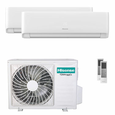 Condizionatore Hisense EcoSense dual split 18000+18000 BTU inverter A++ wifi unità esterna 7 kW