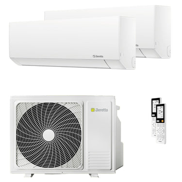Condizionatore Beretta BREVA E dual split 9000+9000 BTU inverter A++  unità esterna 5 kW