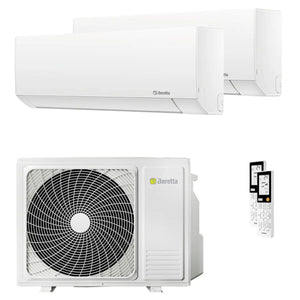 Condizionatore Beretta BREVA E dual split 9000+9000 BTU inverter A++  unità esterna 5 kW Beretta