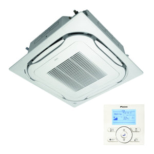 Daikin cassetta round flow 12000 BTU unita' interna condizionatore inverter comando a filo