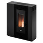 Stufa a pellet Cadel Vesta Plus 11 Autoclean canalizzata 10,5 kW Wi-Fi metallo nero