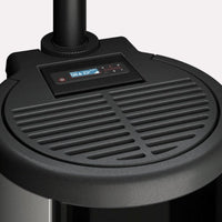 Stufa a pellet Cadel Sound 5 UP ad aria 5,5 kW - WiFi TITANIUM