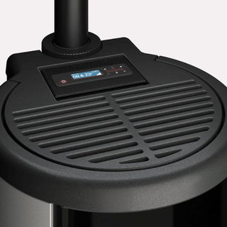 Stufa a pellet Cadel Sound 5 UP ad aria 5,5 kW - WiFi TITANIUM