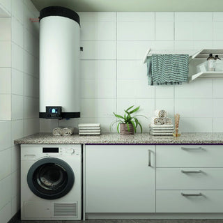 Daikin Multi+ sistema di condizionamento dual split e acqua calda sanitaria - Unità interne Emura 3 bianco 9000+9000 BTU - Serbatoio 120 l