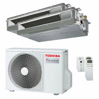 Condizionatore Toshiba Canalizzabile U2 dual split 7000+12000 BTU inverter A++ unità esterna 4,0 kW Toshiba