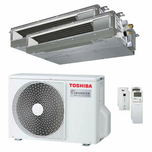 Condizionatore Toshiba Canalizzabile U2 dual split 7000+9000 BTU inverter A++ unità esterna 4,0 kW Toshiba
