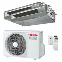 Condizionatore Toshiba Canalizzabile U2 dual split 7000+7000 BTU inverter A++ unità esterna 4,0 kW