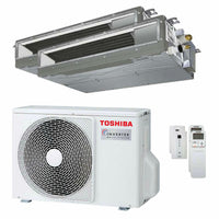 Condizionatore Toshiba Canalizzabile U2 dual split 7000+7000 BTU inverter A++ unità esterna 4,0 kW