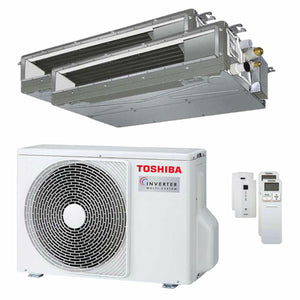 Condizionatore Toshiba Canalizzabile U2 dual split 7000+12000 BTU inverter A++ unità esterna 4,0 kW Toshiba