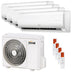 Condizionatore Ferroli Giada quadri split 9000+9000+9000+12000 BTU inverter A wifi unità esterna 8,2 kW