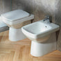 Vaso a pavimento Geberit Selnova Square Rimfree