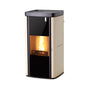 Stufa policombustibile Girolami Soft 22 avorio 22 kW idro + kit acs