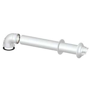 Kit scarico fumi coassiale parete orizzontale ø 60/100 M/F caldaie a condensazione - Kit 4 marchi vari