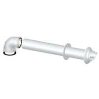 Kit scarico fumi coassiale parete orizzontale ø 60/100 M/F caldaie a condensazione - Kit 4 marchi vari