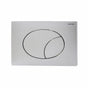 Placca Bampi FLOW satinata con doppio tasto