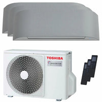Condizionatore Toshiba Haori trial split 7000+7000+16000 BTU inverter A+++ wifi unità esterna 5.2 kW Toshiba