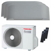 Condizionatore Toshiba Haori trial split 7000+7000+12000 BTU inverter A+++ wifi unità esterna 5.2 kW Toshiba