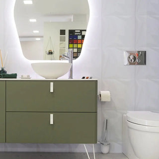 Placca doppio tasto OLI GLOBE Cromo Lucido OLI