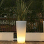 Vaso luminoso Arkema Tondo 86 SL in resina LLDPE rotondo 86 cm Arkema