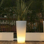 Vaso luminoso Arkema Tondo 102 SL in resina LLDPE rotondo 102 cm Arkema