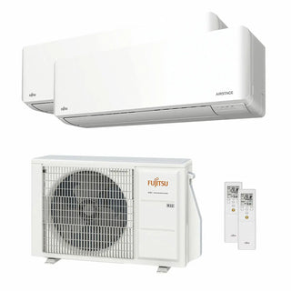 Condizionatore Fujitsu Serie KMCG WiFi dual split 7000+7000 BTU inverter A+++ wifi unità esterna 4 kW Fujitsu