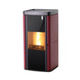 Stufa policombustibile Girolami Soft 22 bordeaux 22 kW idro + kit acs