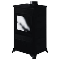 Stufa a legna FANCY EVO EK63 - Gruppo Edilkamin 11 kW ad aria Cuoio EK63