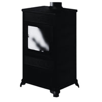 Stufa a legna FANCY EVO EK63 - Gruppo Edilkamin 11 kW ad aria Cuoio