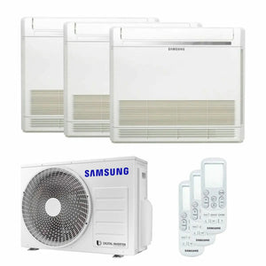 Condizionatore Samsung console trial split 9000+9000+9000 BTU inverter A+++ unità esterna 5,2 kW Samsung