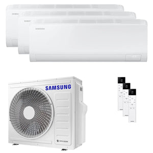 Condizionatore Samsung Cebu S2 trial split 9000+9000+12000 BTU inverter A++ wifi unità esterna 6.8 kW