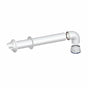 Kit scarico fumi coassiale parete orizzontale ø 60/100 M/F caldaie a condensazione IMMERGAS