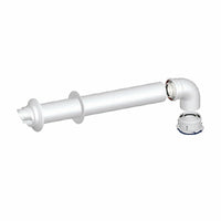 Kit scarico fumi coassiale parete orizzontale ø 60/100 M/F caldaie a condensazione IMMERGAS