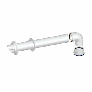 Kit scarico fumi coassiale parete orizzontale ø 60/100 M/F caldaie a condensazione IMMERGAS