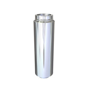 Attraversamento a tetto inox ventilato diam. 100 mm scarico fumi stufa a pellet e caldaia a pellet