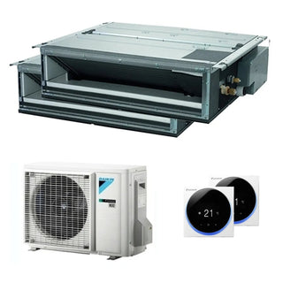 Condizionatore Daikin canalizzabile Mini Sky FDXM-F9 dual split 9000+9000 BTU inverter A++ esterna 4 kW Daikin