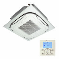 Daikin cassetta round flow 18000 BTU unita' interna condizionatore inverter comando a filo Daikin